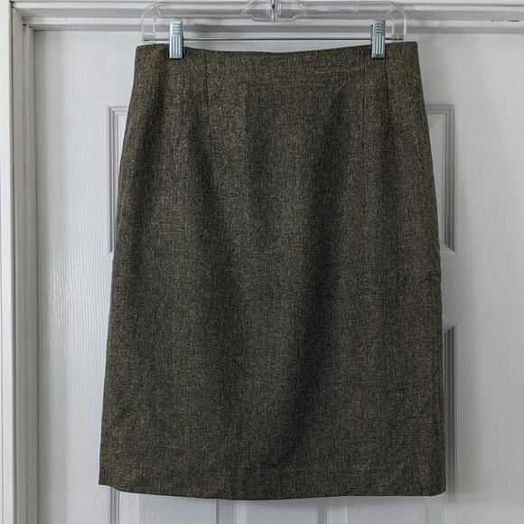 Jones New York Twill Skirt Sz 10 - Picture 1 of 4